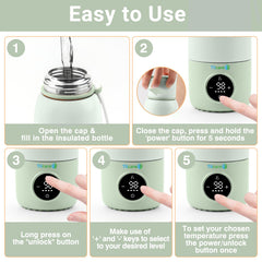 Tilcare fast-warming in 5–10 minutes to ready bottles.