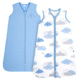 TILLYOU 2-pack sleep sack for babies 18-24 months with soft cotton and 0.5 TOG.