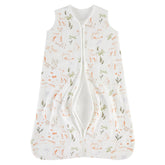 TILLYOU baby sleep sack with deer pattern offers cozy warmth for naps.