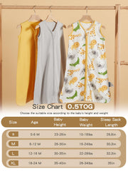 TILLYOU sleep sack with wide leg room supports natural movement.