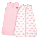 TILLYOU sleep sack in pink elephant for 18-24 months offers breathable comfort
