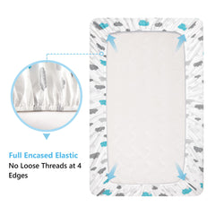 TILLYOU soft polyester fabric close-up, breathable comfort for babies