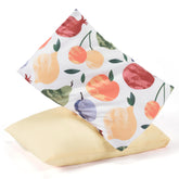 TILLYOU toddler pillowcase Fruit Shadow pattern in soft microfiber for travel use