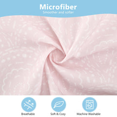 TILLYOU big pink flower pillowcase adds playful color to your child's bed