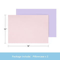 TILLYOU toddler pillowcase light pink closeup highlights silky softness for kids.