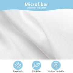 TILLYOU pillowcase machine washable for quick cleaning