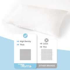 TILLYOU machine-washable pillowcase for easy care and refresh