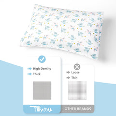 TILLYOU two-pack pillowcase provides easy care and matching sleep setups