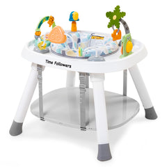 Time Followers 6-in-1 activity center front view showing versatile play and growth potential