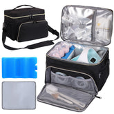 Timoxi breast pump bag compatible with Spectra S1/S2, neatly organized interior