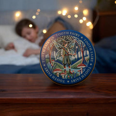 TINIT Tooth Fairy Tin boy design front view keeps teeth under pillow