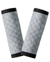 TinlyFinly car seat belt pad gray soft cover cushions baby's shoulder