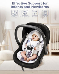 TinlyFinly head and neck support stabilizes your newborn
