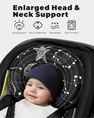 TinlyFinly infant seat insert buckle cover keeps harness clean and comfortable.
