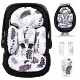 TinlyFinly newborn insert with reversible design for year-round comfort