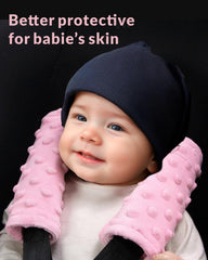 TinlyFinly soft reversible pad closeup shows plush minky fabric for sensitive skin.