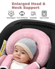 TinlyFinly strap covers protect delicate shoulders while securing the harness.