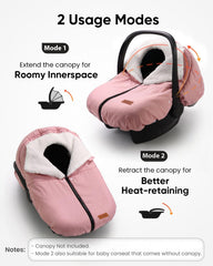 TinlyFinly cover shows plush sherpa fleece lining for cozy warmth and gentle touch.