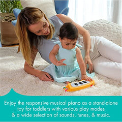 Tiny Love baby balance board converts into a stable stool for standing play.