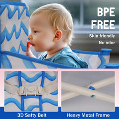 Tiny Marvels dining-table booster seat with tray supports family meals