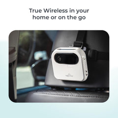 Tiny Traveler night vision enables watching pets in low light.