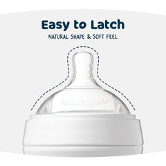 Tiny Twinkle soft nipple supports natural latch during feeds