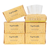 Tiny Twinkle dry wipes close-up showing 100% cotton texture for gentle newborn cleaning