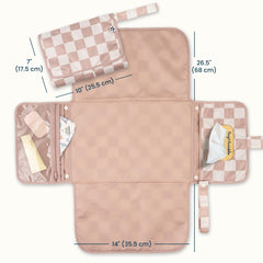 Tiny Twinkle folded 7x10 inch changing pad compact for storage
