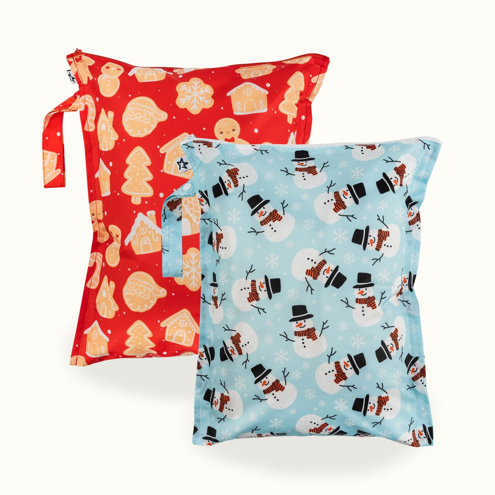 Tiny Twinkle Mess-Proof Wet Bag with waterproof fabric and leak protection