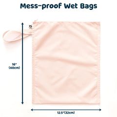 Tiny Twinkle heat-sealed seams prevent leaks and odors for confident use