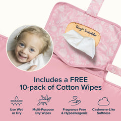 Tiny Twinkle travel changing station turns any surface into a clean, comfy spot.