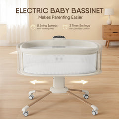 TinyGlow bassinet timer settings offer 15 30 45 minutes for flexible naps