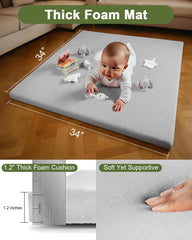 TINYHARBO velvet-cover mat is machine washable for easy cleaning.