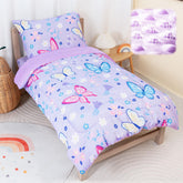 TinyPalsa butterfly garden pattern bedding set adds bedtime imagination and room charm