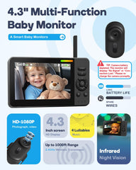 TinyShield rotatable backseat camera 360 for flexible viewing angles.
