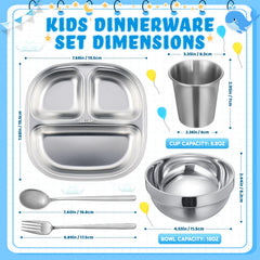 Tioncy stainless steel bowl highlights durable, easy-to-clean dining