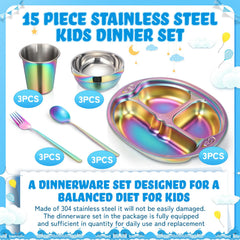 Tioncy rainbow cup provides easy grip and spill-resistant use for toddlers.