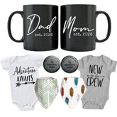 Tipit Drinkware pregnancy gift set mug duo, ideal for pregnancy announcements and morning coffee.