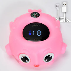 TKY Baby Bath Thermometer display shows real-time water and room temperature.
