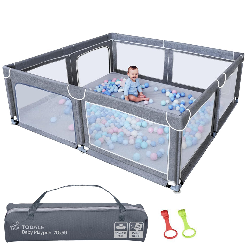 Todale Baby Play Yard—spacious area for safe exploration.