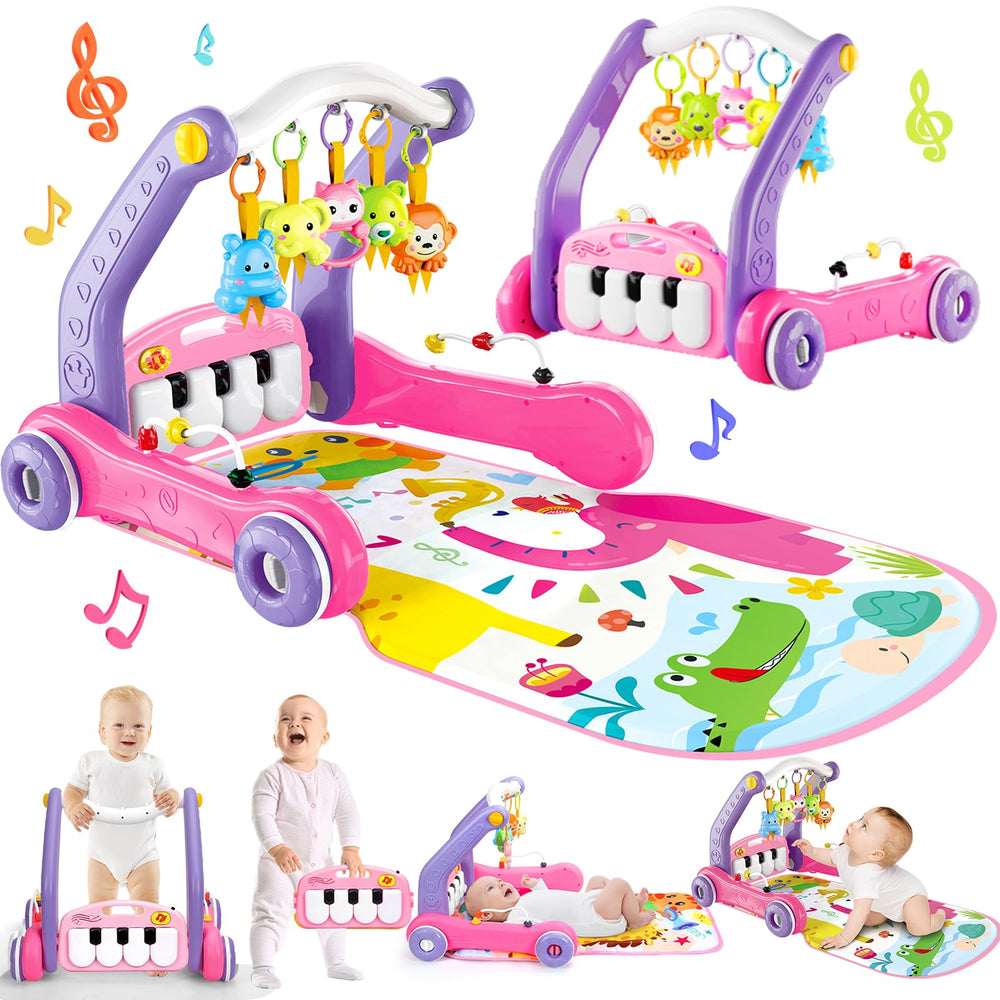 Toidgy 4-in-1 baby gym mat with piano play encourages early learning and music exploration.
