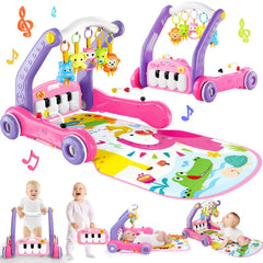 Toidgy 4-in-1 baby gym mat with piano play encourages early learning and music exploration.