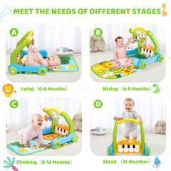 Toidgy detachable animal rattles offer portable play and grasping practice.