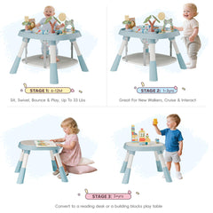 TOLEAD swivel seat with five toys encourages interactive play