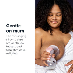 Tommee Tippee cord-free portable design for pumping anywhere quietly.