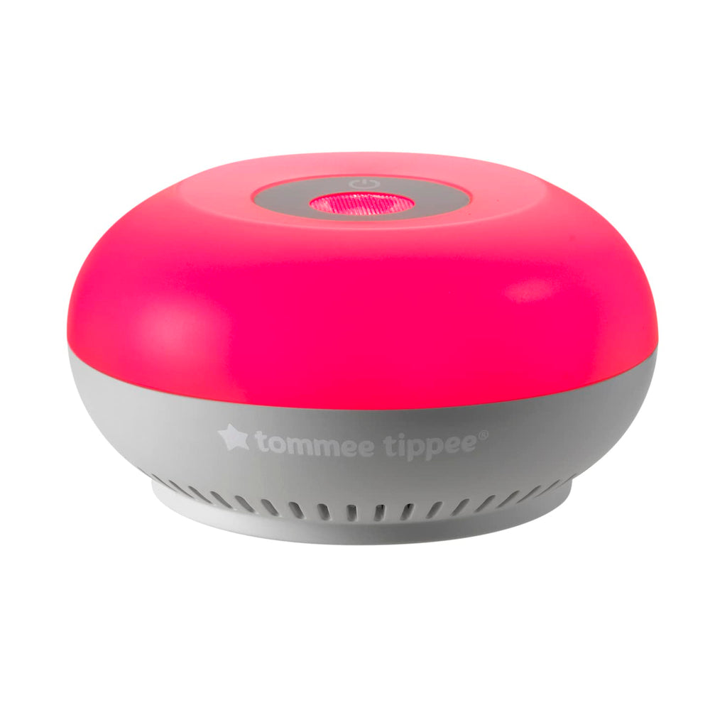 Tommee Tippee Dreammaker pink-noise fills the nursery for calmer sleep.