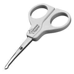 Tommee Tippee Essential Basics Baby Scissors slim profile for safe, gentle trimming.