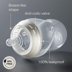 Tommee Tippee Natural Start anti-colic valve reduces air intake during feeds