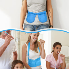 Tondiamo adjustable waist belt with sliding buckle for a flexible fit.