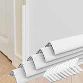 Tongmo white wall corner protector, five-pack, protects walls and child-safe corners.